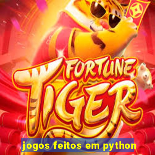 jogos feitos em python